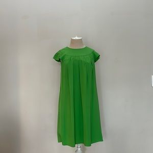 Banana Republic cap sleeve shift dress with pockets.